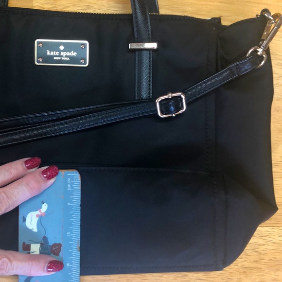 Kate Spade ♠️ Six Compartment Magnetic Closure Tote in Black - Picture 12 of 15